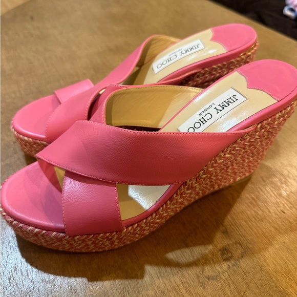 Jimmy Choo Wedges Size 39 (8.5) - Picture 2 of 8